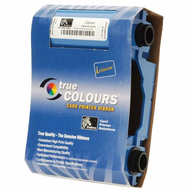 Ribbon Monocromo 1000 Impresiones Zebra P110 / P120 - Negro