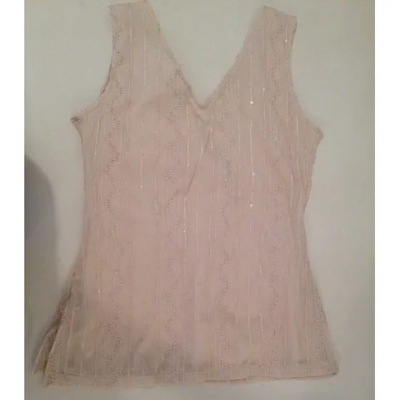 Camisa Sin Mangas Componix Beige Nueva