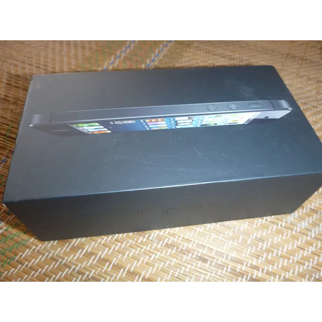 Caja De Iphone 5 Black/negro 16gb Completo Con Sacachip