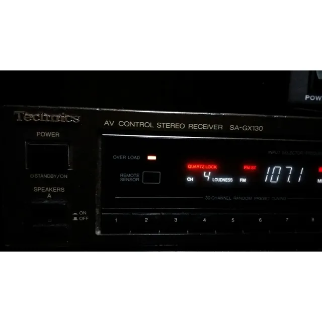 Sintoamplificador Technics. Sa Gx 130
