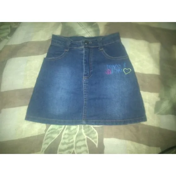 Falda De Jeans Para Niñas Talla 2 Poco Uso Precio Publicado