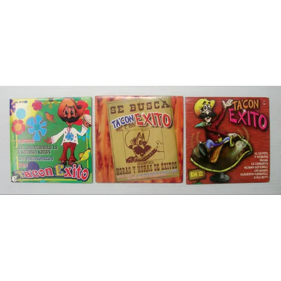Boby Pulido Control El Coyote Y Su 3 Cd's Sampler Oferta 3x1