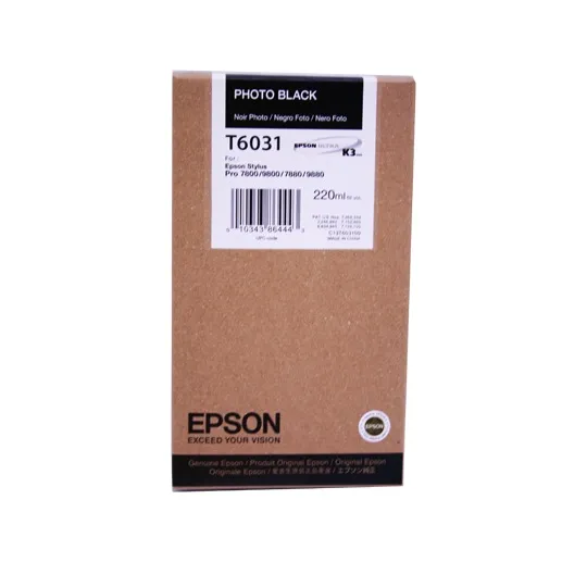 Tinta Epson Stylus Negro Photo Plotter Pro 7800/9800 220ml