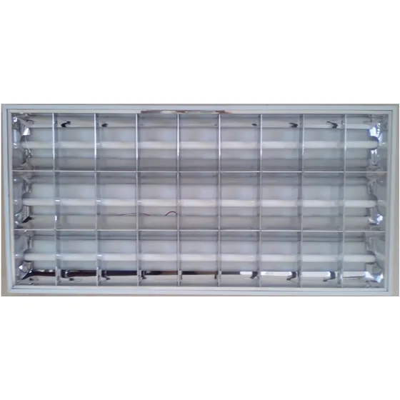 Lampara Especular 3x32 Empotrar Balasto Multivol C/bombillos