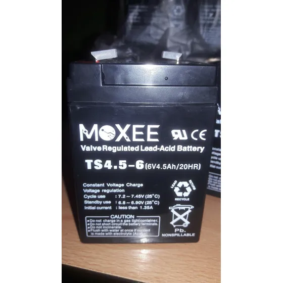 Bateria De 6v 4 Amp. Nuevas Para Lamparas De Emergencia, Etc