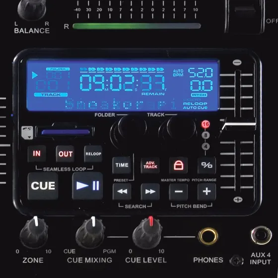 Mezclador Profesional 4 Canales American Audio Q-sd