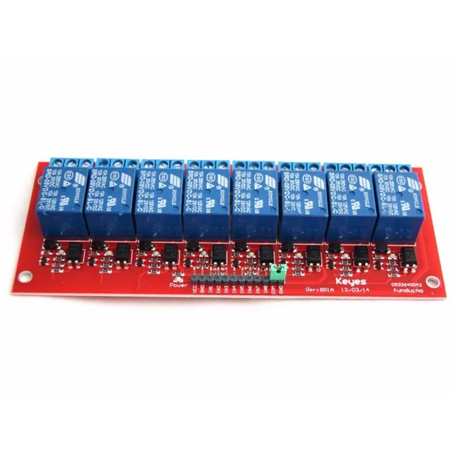 Tarjeta Interfaz De Potencia Con Relevadores 5v 8ch
