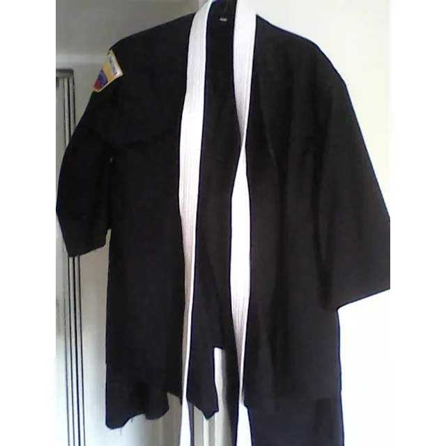 Kimono Para Karate. Kenpo.tekonndo Negro Talla 16 O S Dama
