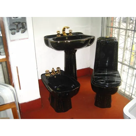 Serie Sogno Negra Dec. 4008 - 3 Pzas C/lav Pedestal
