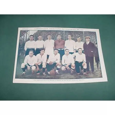Poster Antiguo Futbol Campeonato Argentino 1927 Liga Rosario