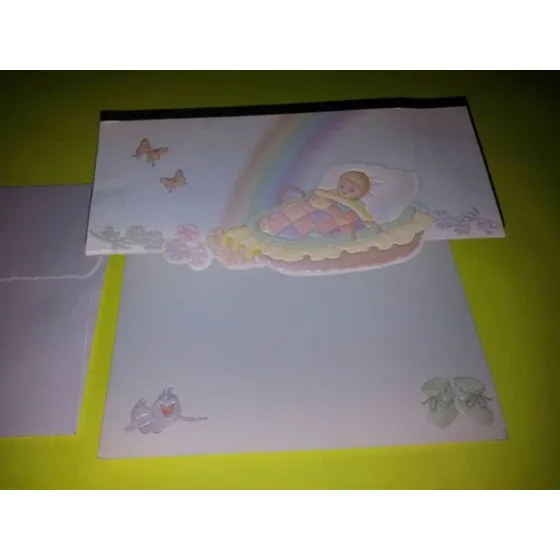 Tarjetas Para Nacimiento De Bebe 13cm X 9cm