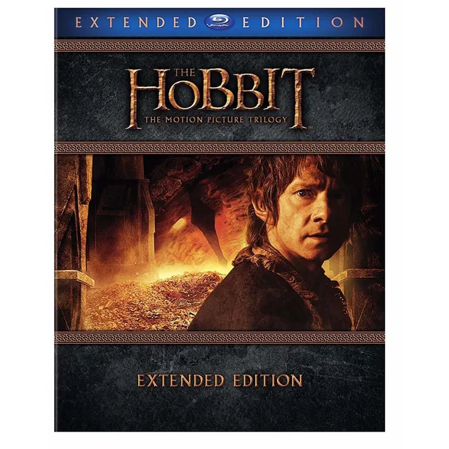 Blu Ray Hobbit Motion Picture Trilogy 9 Discos Box Set