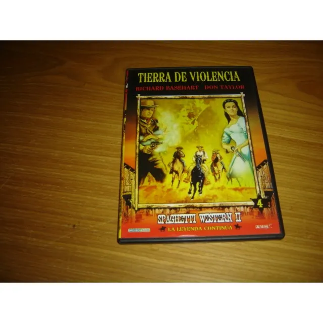 Tierra De Violencia Richard Baseheart Don Taylor Dvd Western