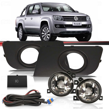 Kit Farol Milha Amarok 10 2011 2012 2013 2014 Botão Original Kit Farol Milha Amarok 10 2011 2012 2013 2014 Botão Original