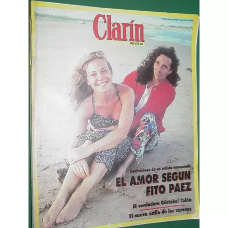 Revista Clarin 11/10/92 Rock Fito Paez Cristobal Colon
