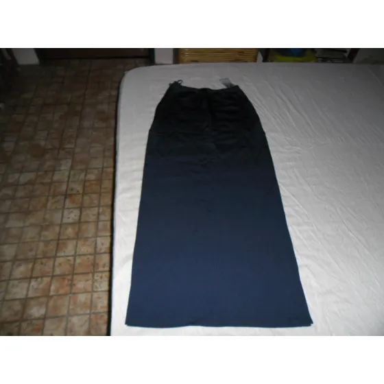 Falda De Dama Azul Extra Larga Talla  M