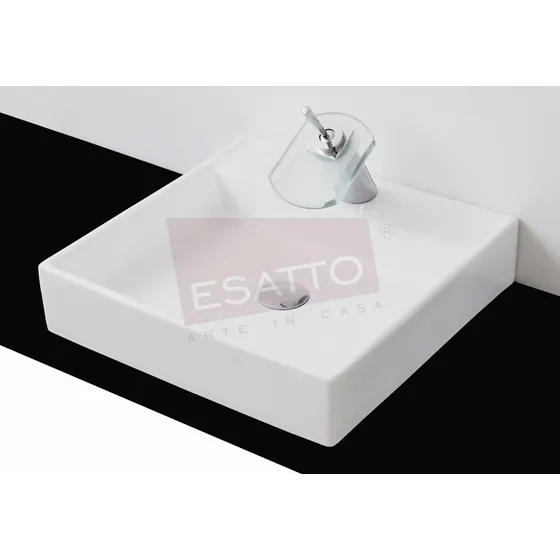 Esatto ® Kit Arista 5 Paquete De Lavabo Llave Contra Cespol Blanco Brillante