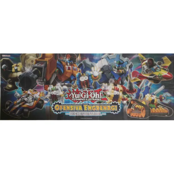 Yu-gi-oh Playmat Campo Engrenagi Geargia Frete Incluso