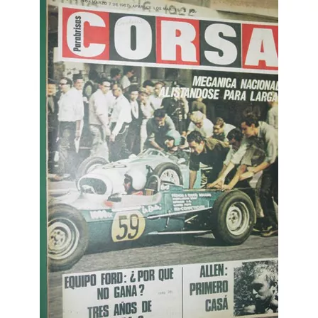 Revista Corsa 46 Mecanica Nacional Ford Formula 2 Casa Allen