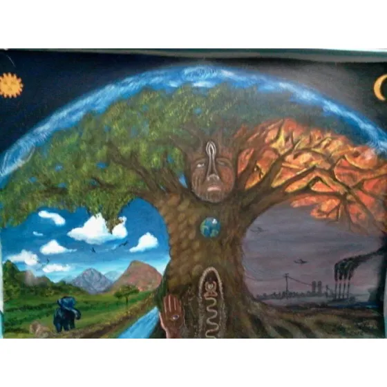 Cuadro Oleo 0.40 X 0.30 - Artista Mirian Flores Calles
