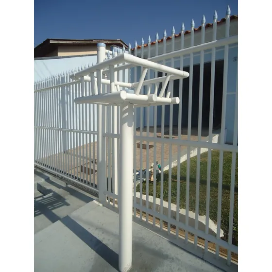 Lixeira Para Calçada Em Pvc Especial P/ Fabricação De Cerca