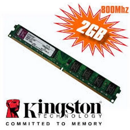 Kingston Original Ddr2 2gb Bus 800 667 Selladas Grntia 18mes