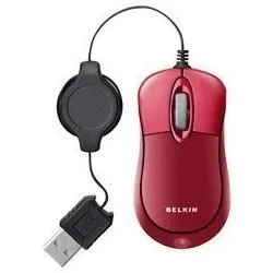 Mini Mouse Rojo O Azul Optico 3 Botones Coneccion Usb Laptop
