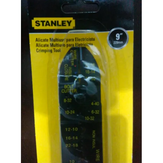 Alicates De Corte Stanley 84-223, Diagonal, Goma.