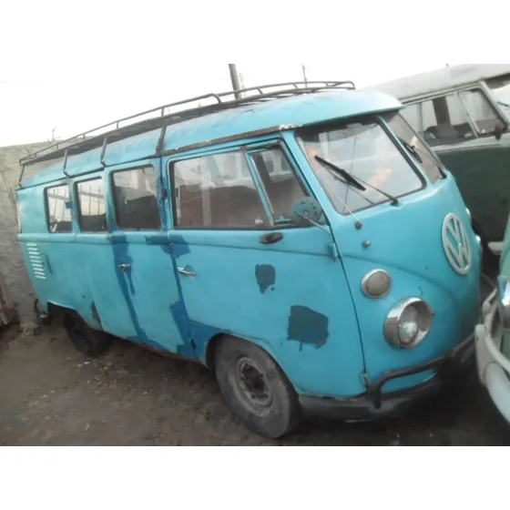 Vw Van Kombi Luxo 1961  Docks Ok Rodando Completa Motor 1200