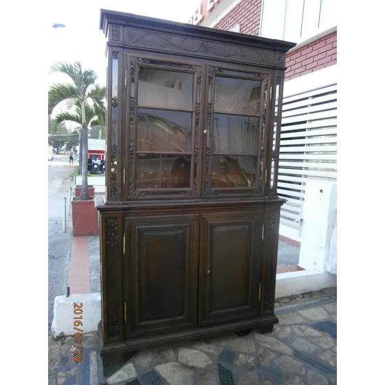 Bifet Antiguo En Madera Roble 1800