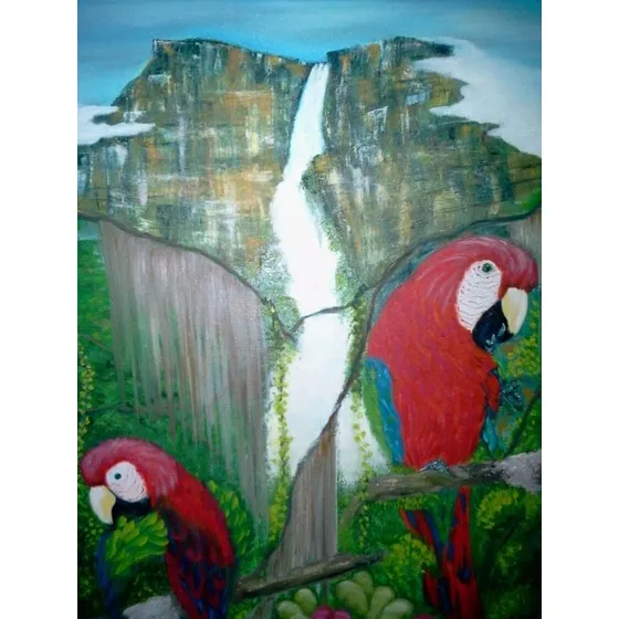Cuadro Oleo 0.60 X 0.50 - Artista Mirian Flores Calles