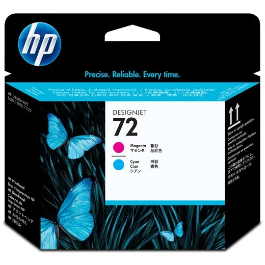 Cabezal Hp 72 C9383a Color Magenta Y Cyan