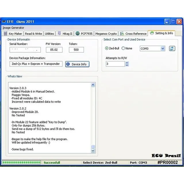 Zed Bull Software Effi 107 Módulos + Grátis 173 Módulos