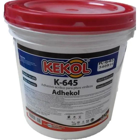 Adhesivo Acrílico P/ Piso Vinilico Kekol Tacho De 10 Kg.