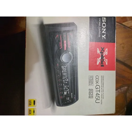 Autoestereo Sony Cdx-gt 45u Xplod Cd, Radio Am, Fm, Usb