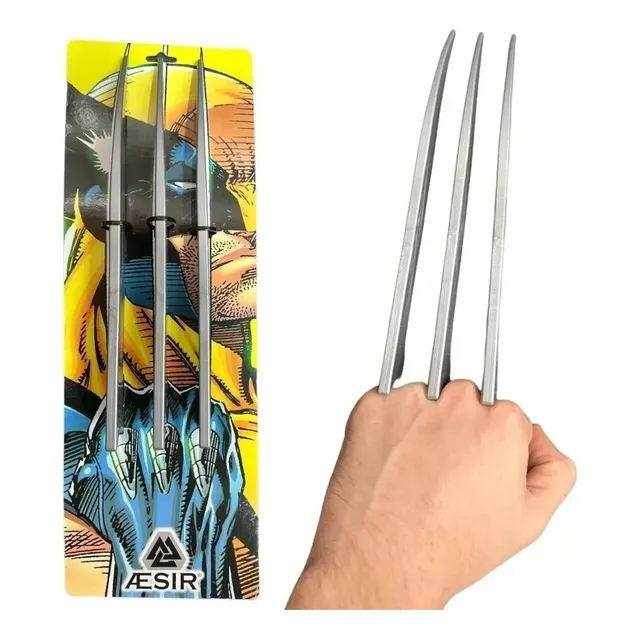 Garra 3 Puntas Para Disfraz Logan Wolverine Guepardo Tut