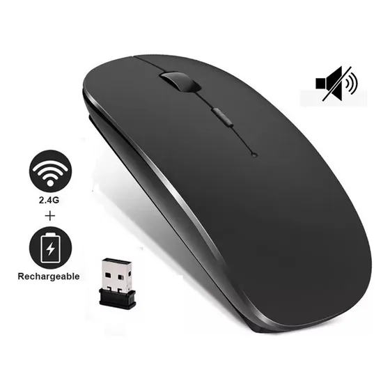 Mouse Recargable Inalambrico 2.4ghz Nuevo Diseño Ultra Plano