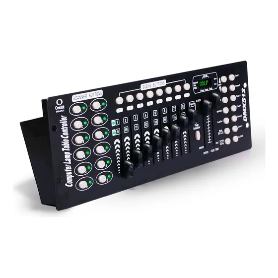 Mesa Dmx 512 Controladora Luz Festa 192 Canais Iluminação Dj