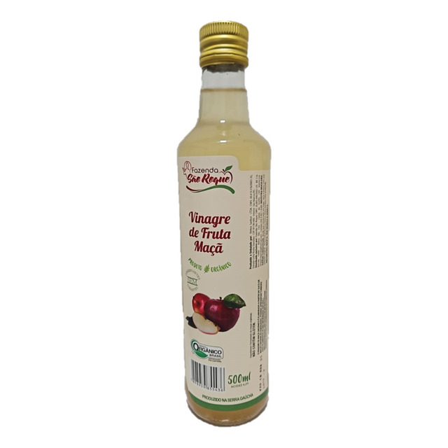Vinagre De Maça Fazenda São Roque 100% Organico 500ml Vinagre De Maça Fazenda São Roque 100% Organico 500ml