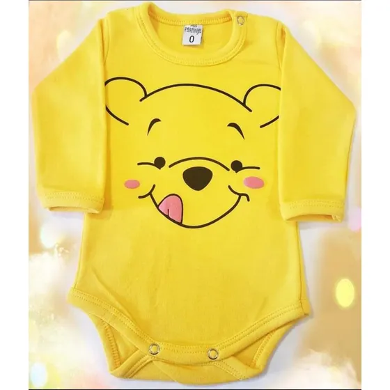 Body Bebe 100% Algodon Peinado Superheroes Manga Larga