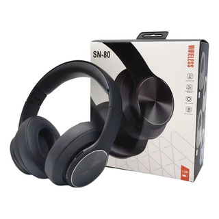 Sn-80 Auriculares Bluetooth De Diadema Con Graves Intensos Sn-80 Auriculares Bluetooth De Diadema Con Graves Intensos