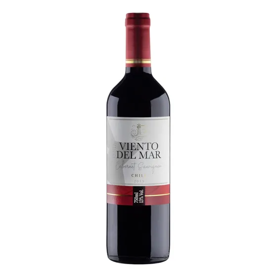 Vinho tinto seco Cabernet sauvignon Viento del Mar 2019 750 ml