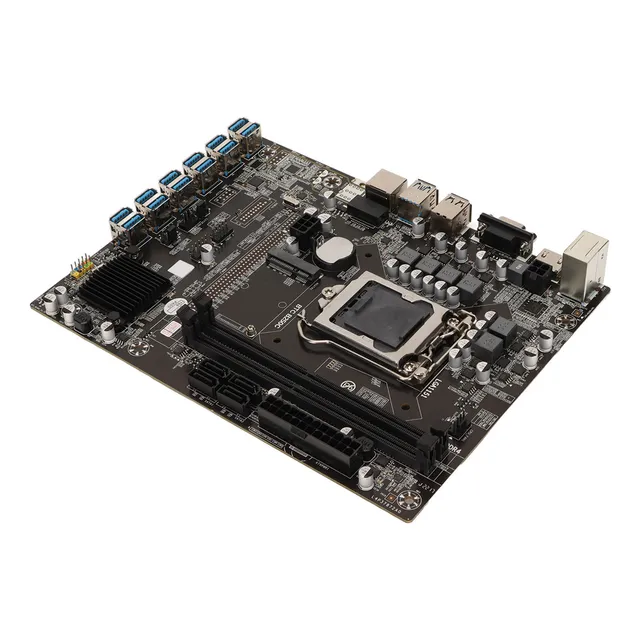 Placa Base Minera, 12 Puertos Usb3.0 A Pcie, Interfaz Lga115