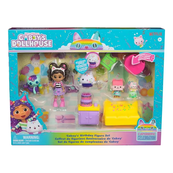 Set De Cumpleaños De Cakey Gabby's Dollhouse