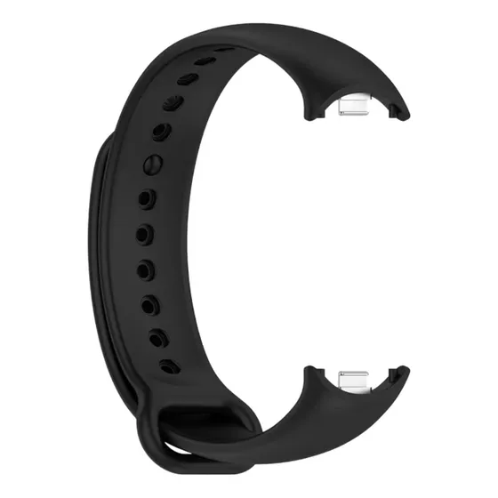 Malla Compatible Con Mi Smart Band 8 Y 9 Xiaomi 1.62 De Silicona Y Con Enganche Acero Metal Generica Marca Miaband