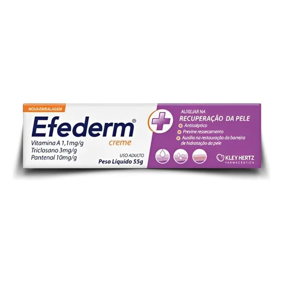 Pomada Efederm Em Creme Para Assaduras E Queimaduras 55g