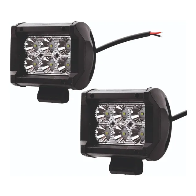 Remate! 2 Exploradoras 6led Cuadradas 7000 Lumens 12-24v