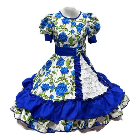 Vestido Niña Huasa/ Chinita Fiestas Patrias Chile Talla 8