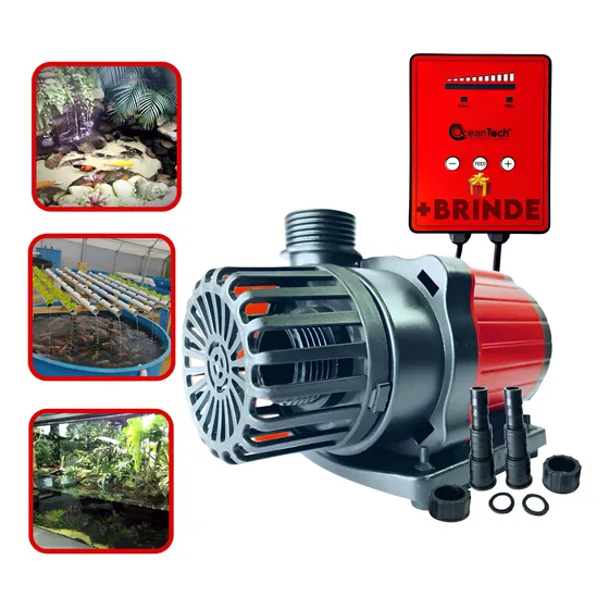 Bomba Submersa Aquários Lagos Peixe 4000l Ocean Tech +brinde