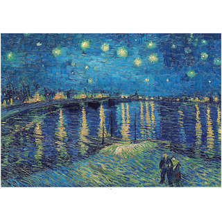 Quebra-cabeça 2000 Peças Noite Estrelada S/ Ródano Van Gogh Quebra-cabeça 2000 Peças Noite Estrelada S/ Ródano Van Gogh